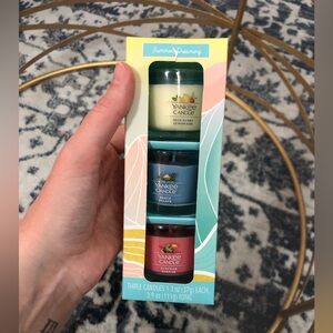 Yankee Candle “summer dreaming” trio of mini candles